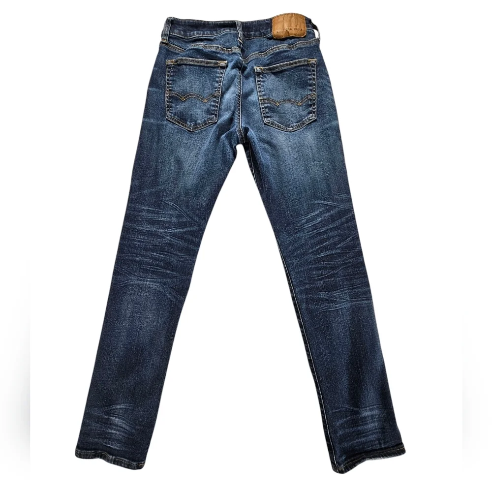 American Eagle Outfitters Blue Slim Jeans with Vintage Wash Size 29×30